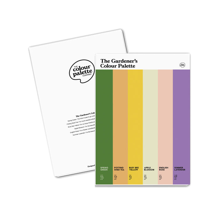 The Gardener’s Colour Palette A5 Notepad