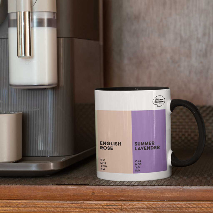 Gardeners mug featuring the colours of gardening