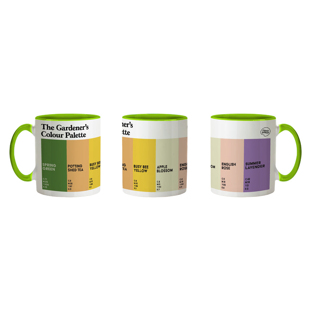 The Gardener’s Colour Palette Porcelain Mug