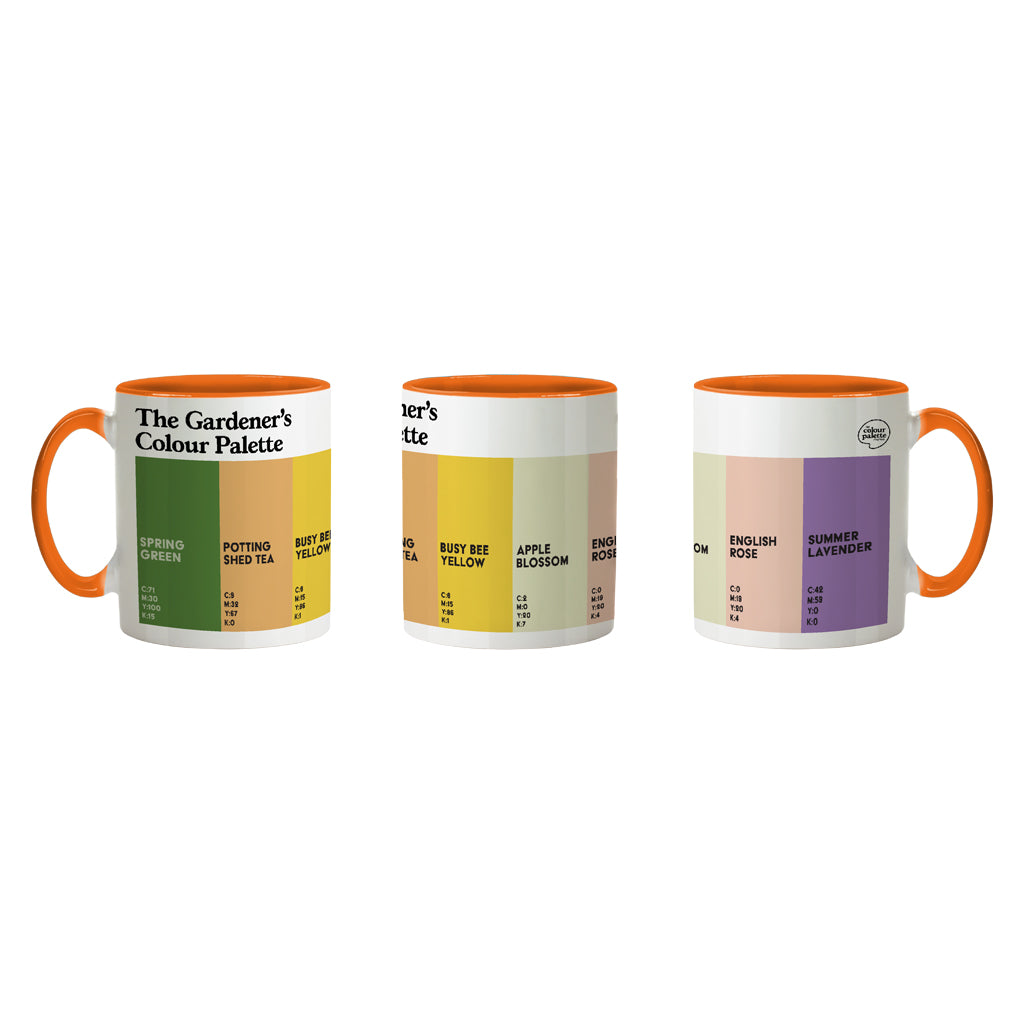 The Gardener’s Colour Palette Porcelain Mug