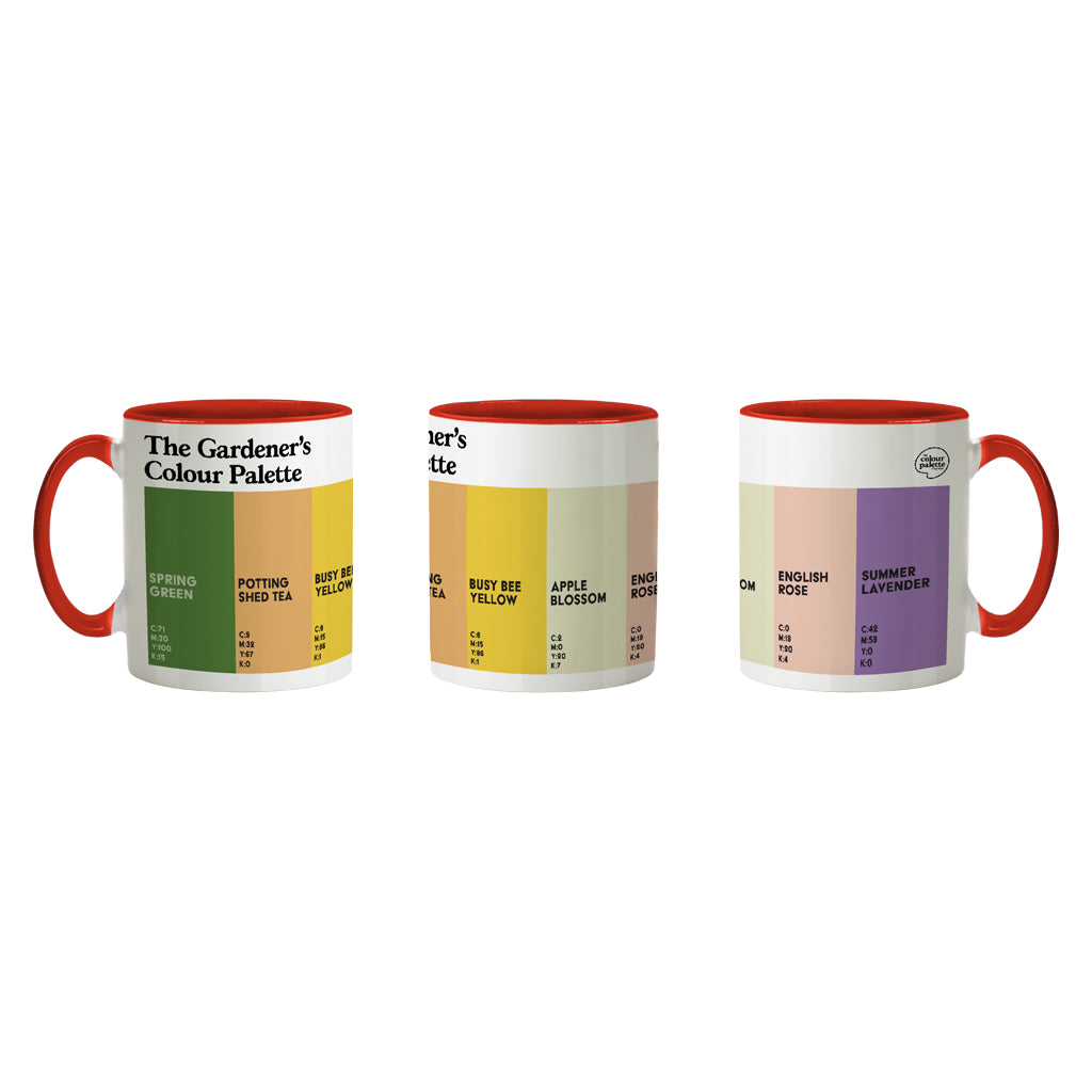 The Gardener’s Colour Palette Porcelain Mug