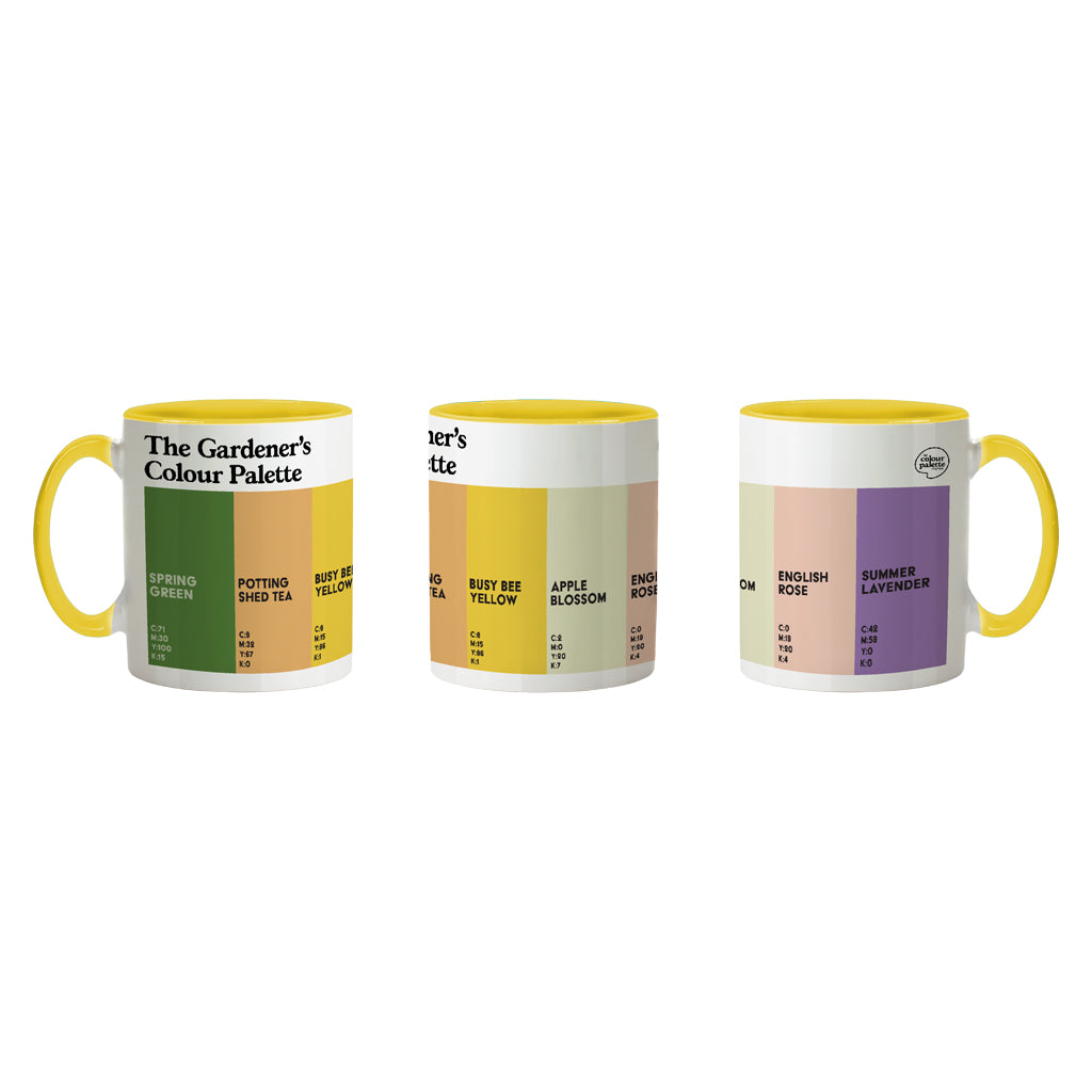 The Gardener’s Colour Palette Porcelain Mug