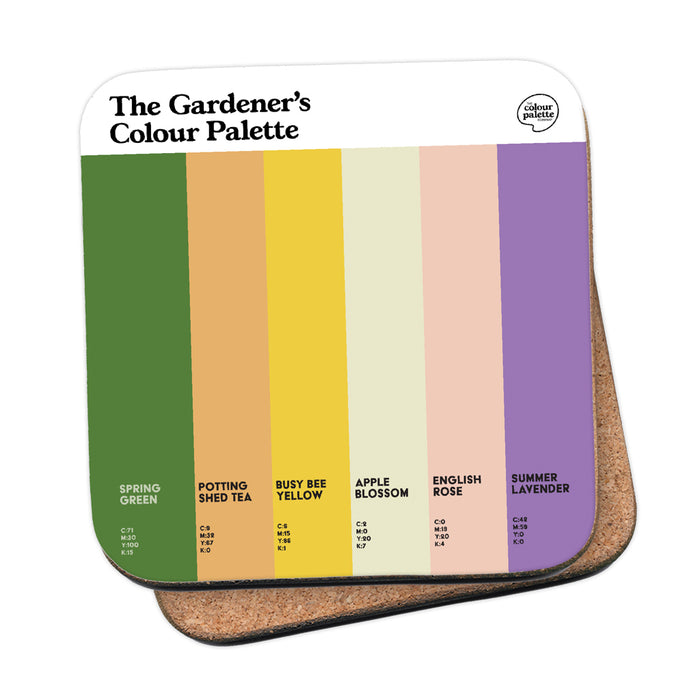 The Gardener’s Colour Palette Coaster