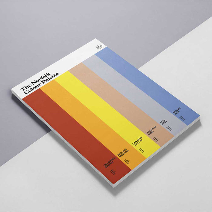 The Norfolk Colour Palette A5 Notepad