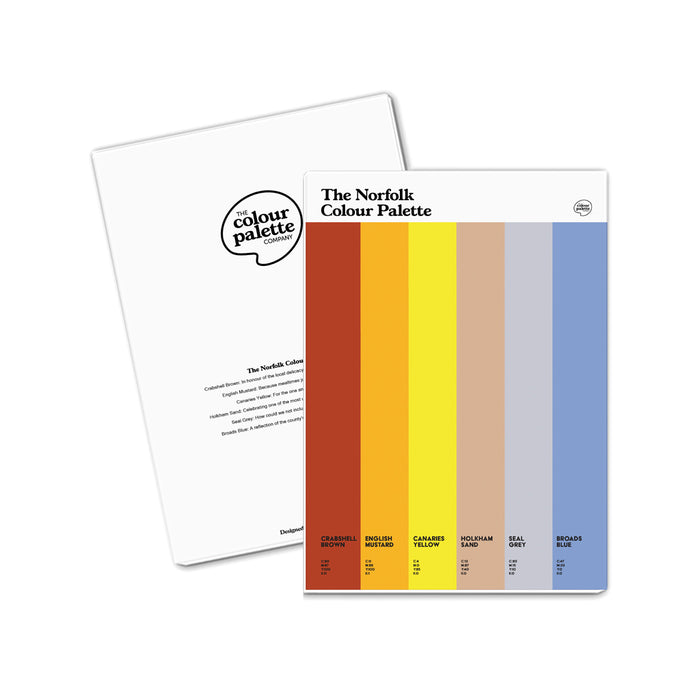 The Norfolk Colour Palette A5 Notepad
