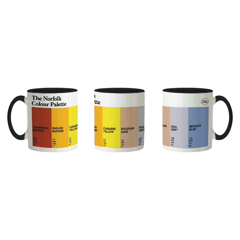 The Norfolk Colour Palette Porcelain Mug