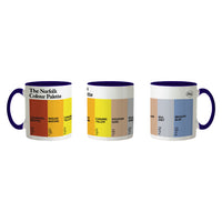 The Norfolk Colour Palette Porcelain Mug