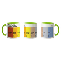 The Norfolk Colour Palette Porcelain Mug