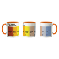 The Norfolk Colour Palette Porcelain Mug