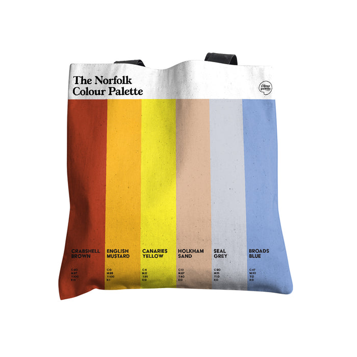 The Norfolk Colour Palette Tote Bag