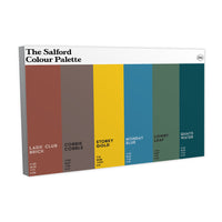 Salford Colour Palette wall art canvas
