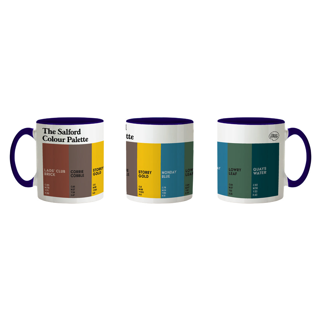 The Salford Colour Palette Porcelain Mug