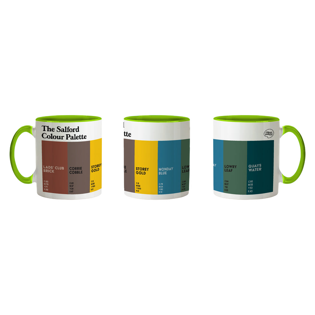 The Salford Colour Palette Porcelain Mug