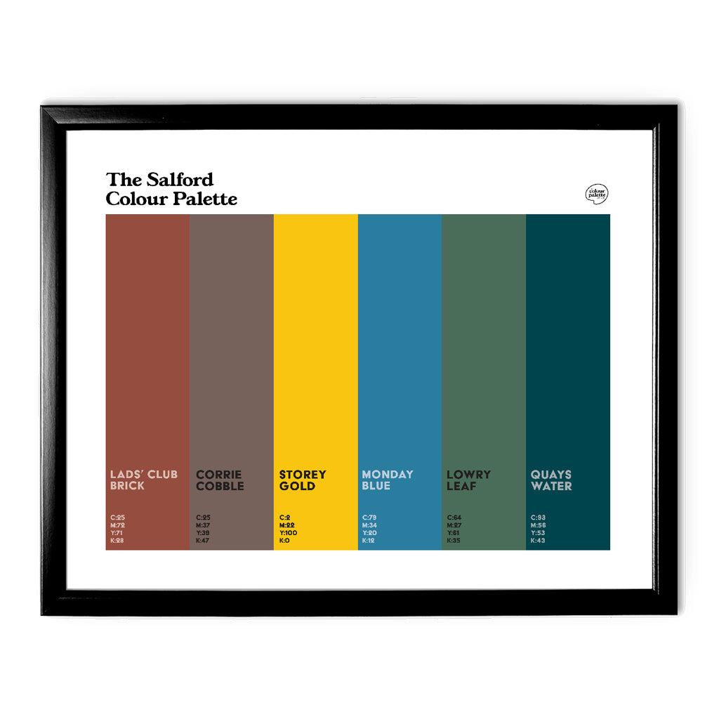 The Salford Colour Palette Art Print