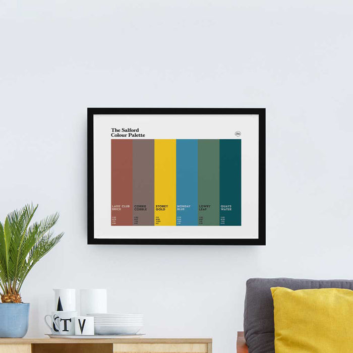Salford framed art print