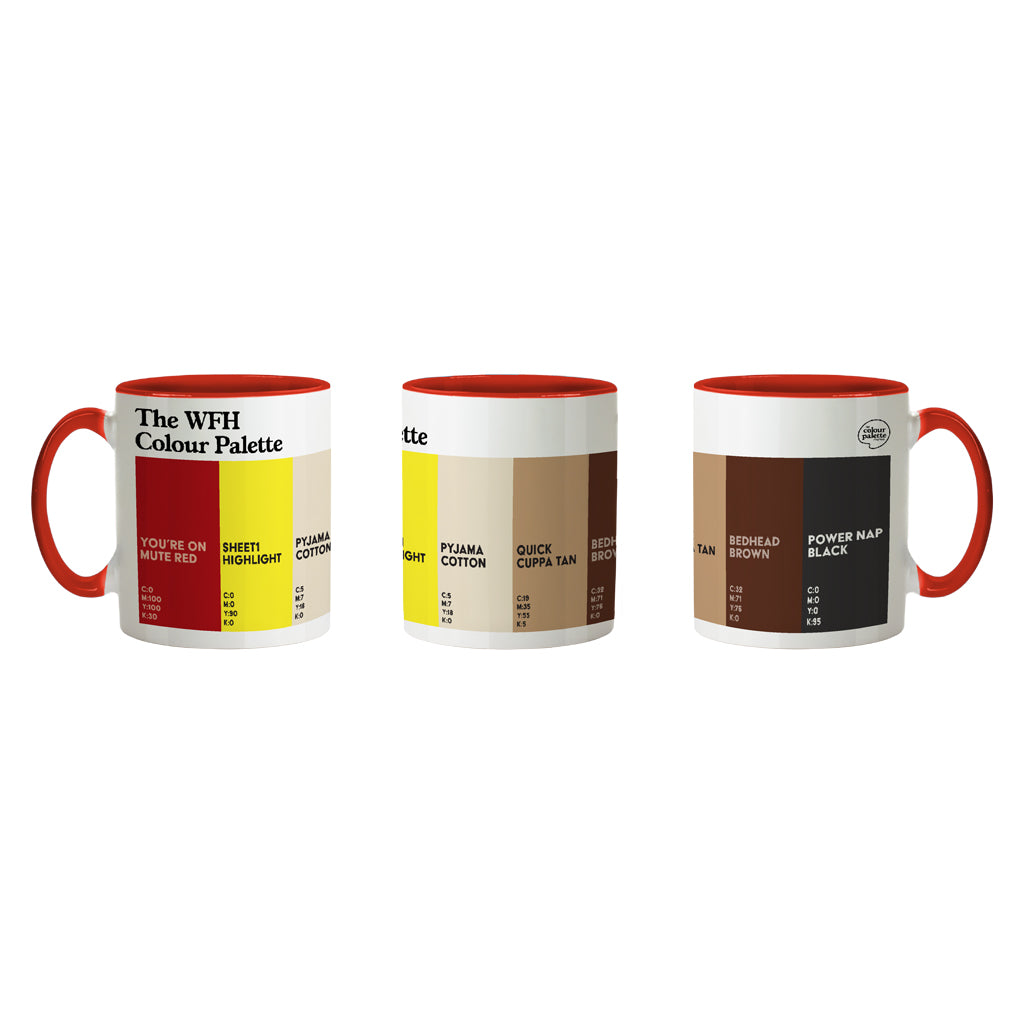 The WFH Colour Palette Porcelain Mug