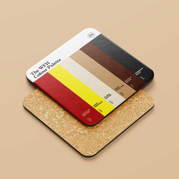 The WFH Colour Palette Coaster