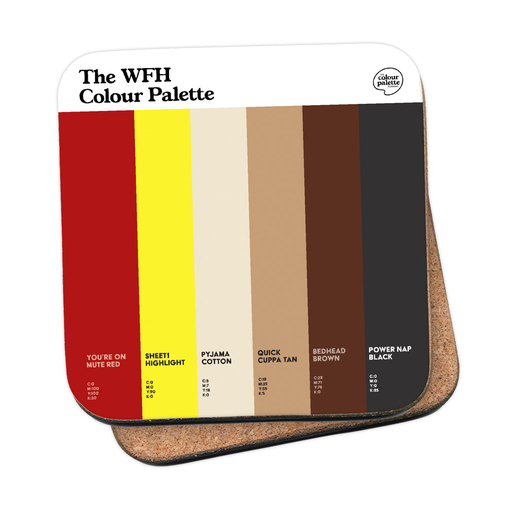 The WFH Colour Palette Coaster