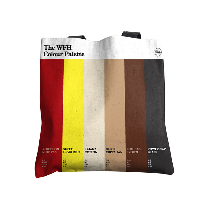 The WFH Colour Palette Tote Bag