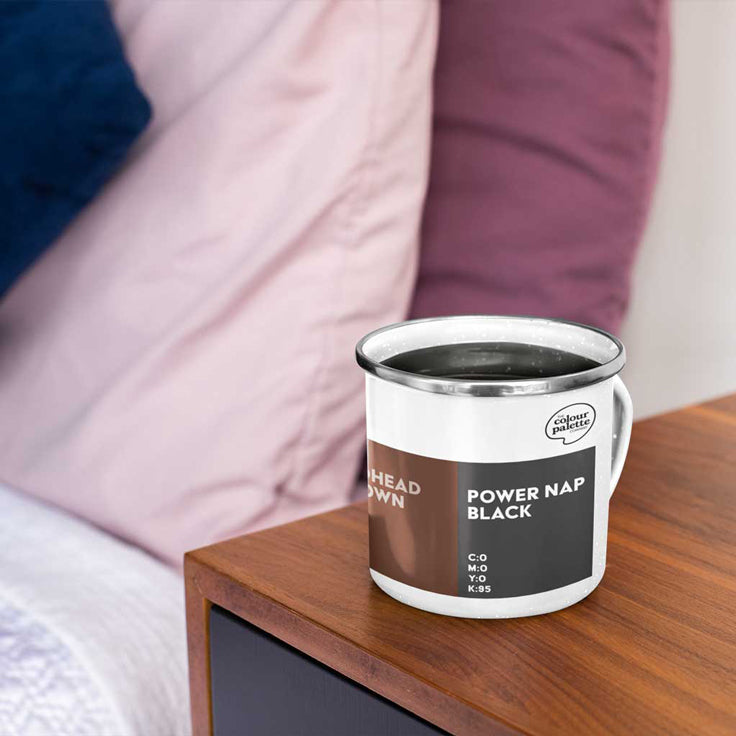 The WFH Colour Palette Enamel Mug