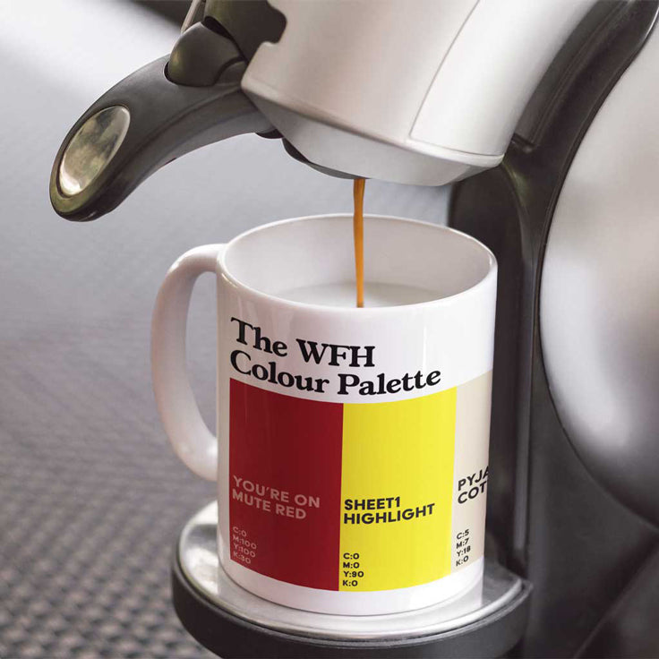 The WFH Colour Palette Porcelain Mug
