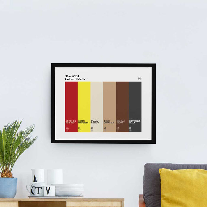 The WFH Colour Palette Art Print