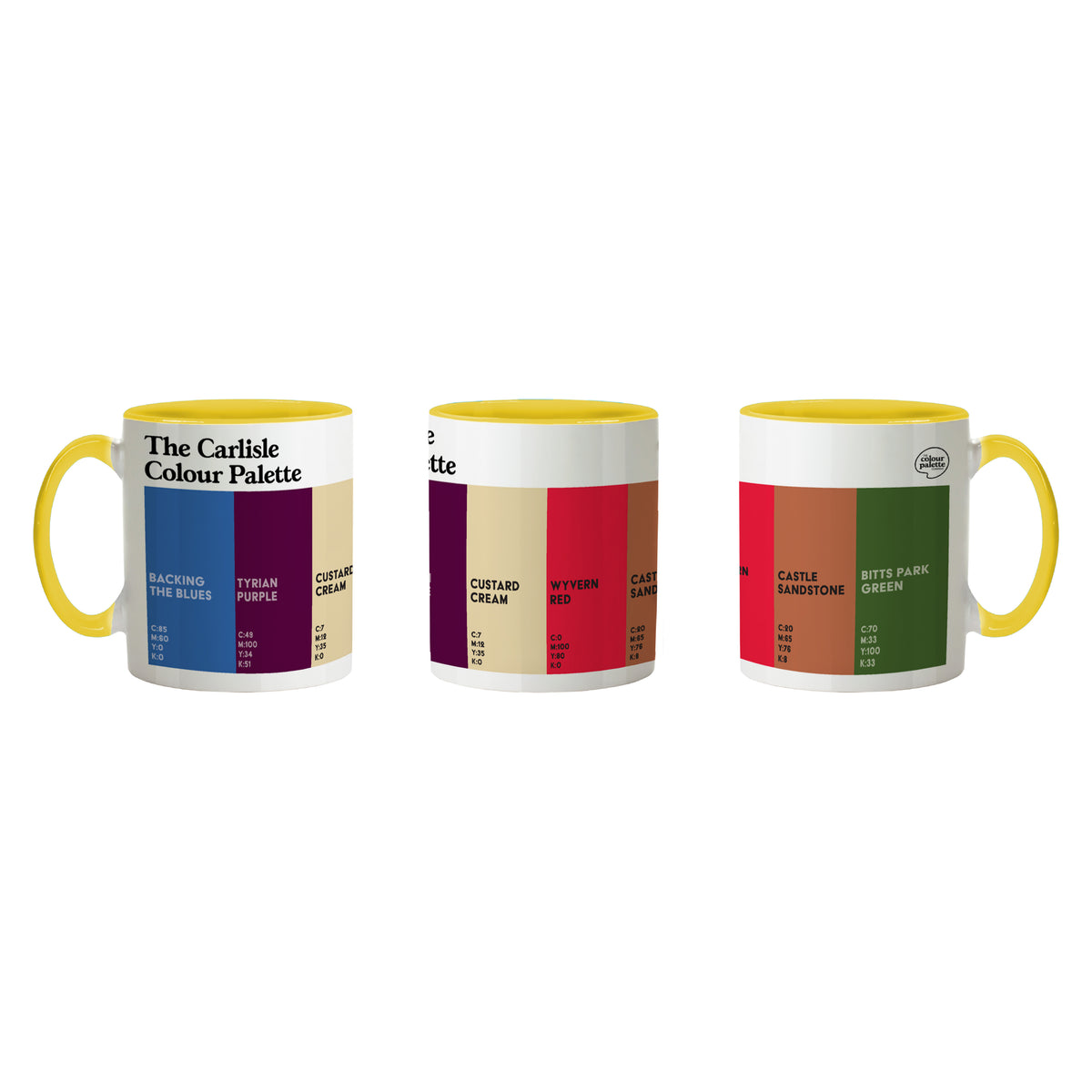 The Carlisle Colour Palette 11oz Ceramic Mug