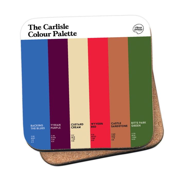 The Carlisle Colour Palette Coaster