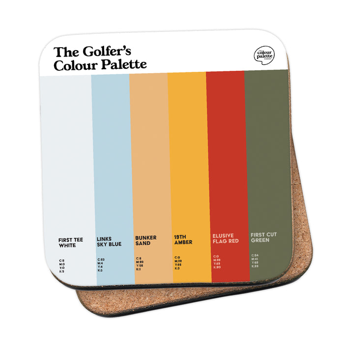 Photographer’s Colour Palette 11x14 inch wall art featuring six colours, available framed or unframed.