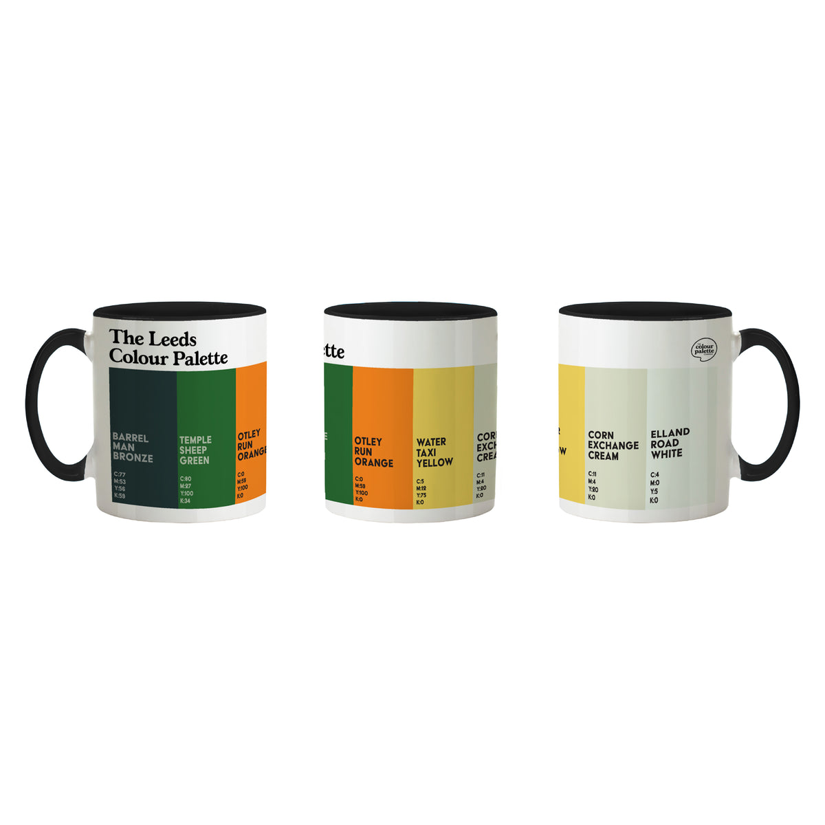 The Leeds Colour Palette 11oz Ceramic Mug
