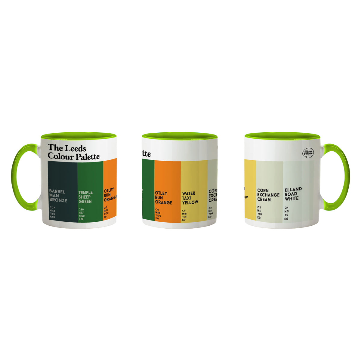 The Leeds Colour Palette 11oz Ceramic Mug