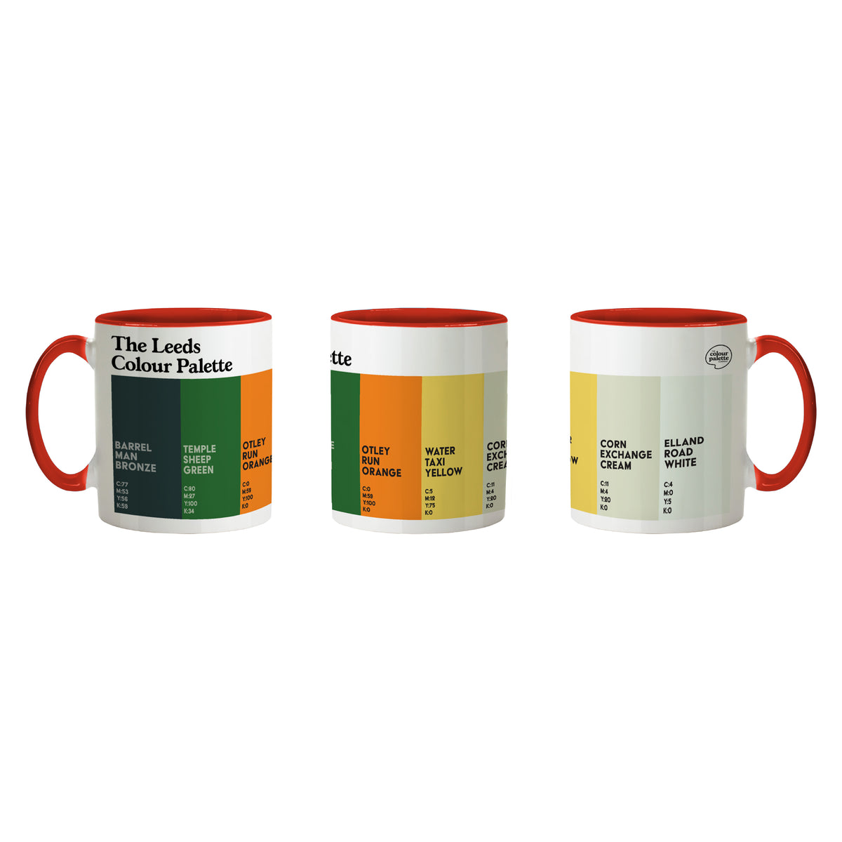 The Leeds Colour Palette 11oz Ceramic Mug