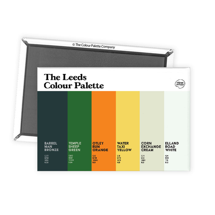 The Leeds Colour Palette Fridge Magnet