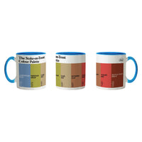 The colours of Stoke Staffordshire on the Stoke on Trent Colour Palette mug