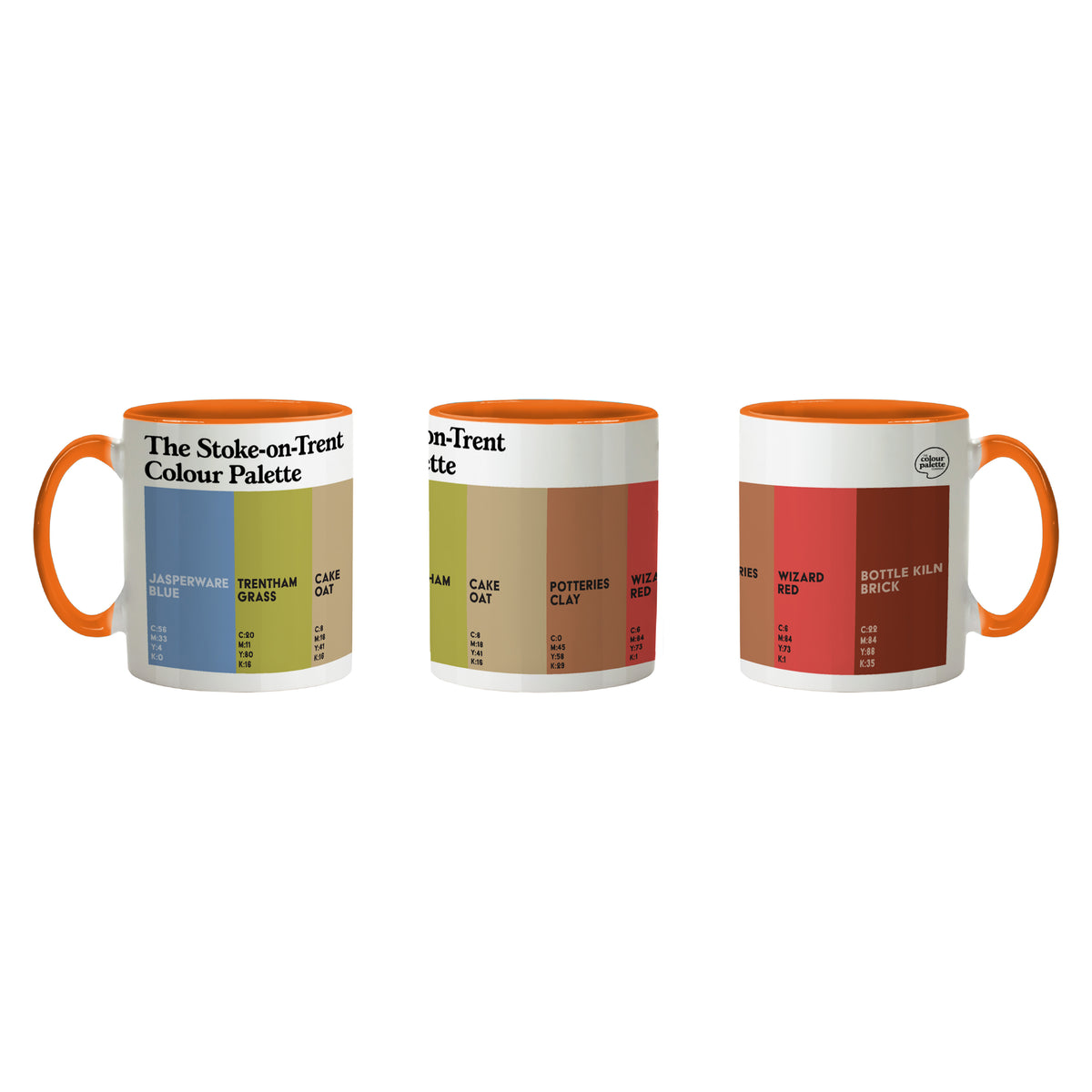 The Stoke-on-Trent Colour Palette 11oz Ceramic Mug