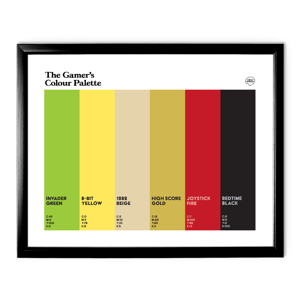 The Gamer’s Colour Palette Wall Art