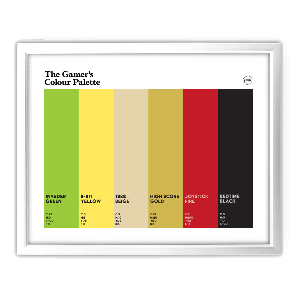 The Gamer’s Colour Palette Wall Art