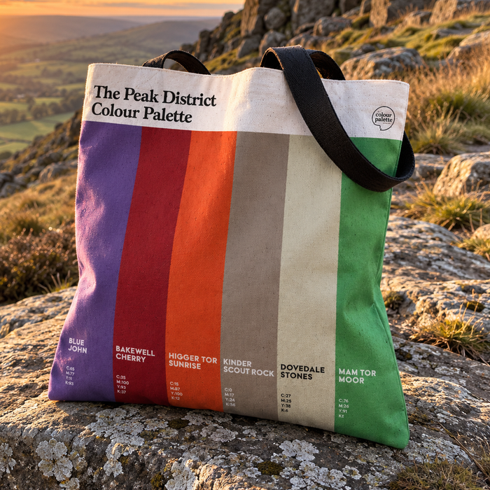 Peak District tote bag and days out walking bag