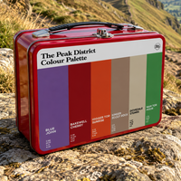 Peak District metal retro lunch box