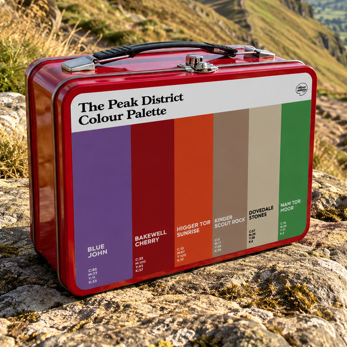 Peak District metal retro lunch box