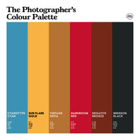 The Photographer’s Colour Palette featuring the colours of photography