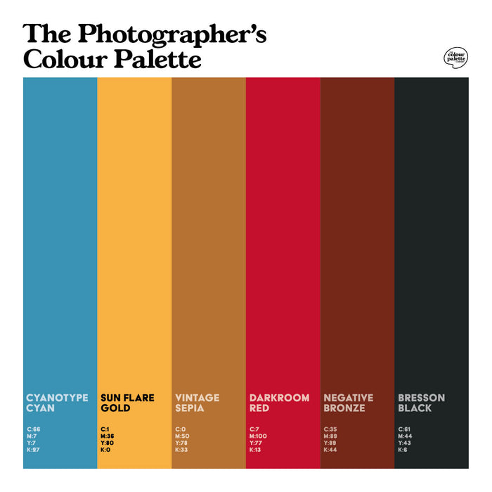 The Photographer’s Colour Palette featuring the colours of photography
