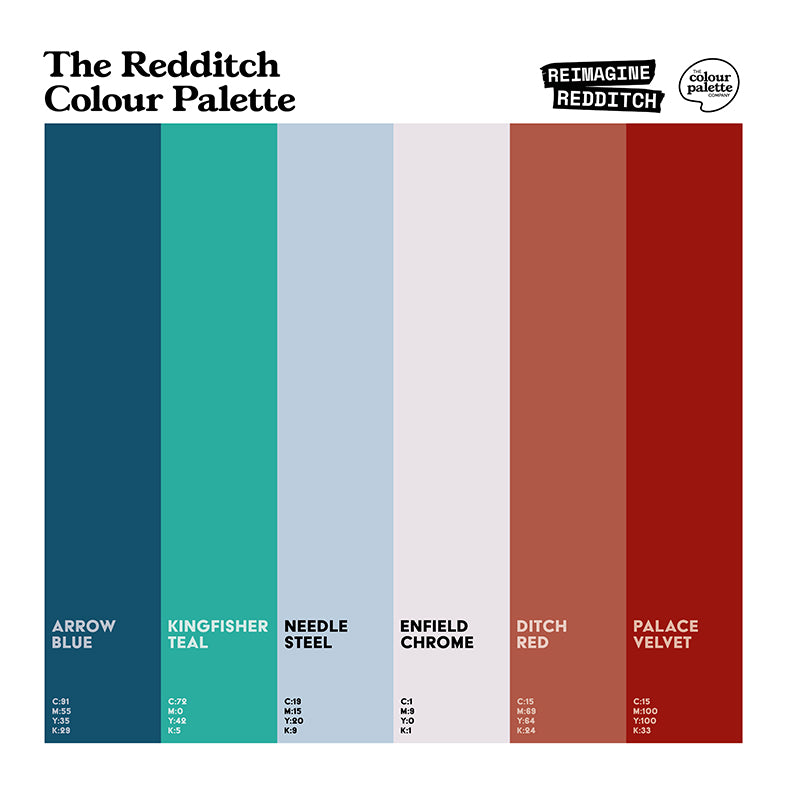 Redditch Colour Palette tote bag