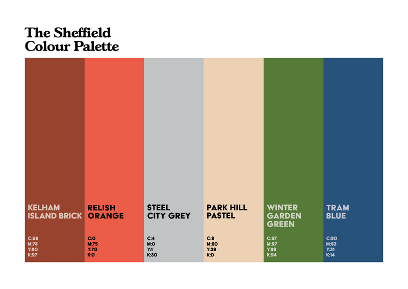 The Sheffield Colour Palette Poster