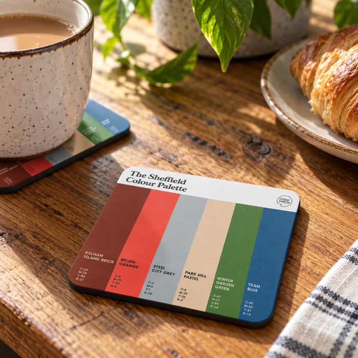 Sheffield Colours Coaster