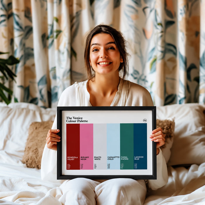 The Venice Colour Palette Wall Art