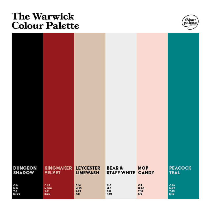 The Warwick Colour Palette Mug