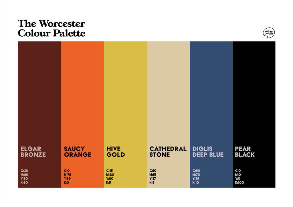 The Worcester Colour Palette T-shirt