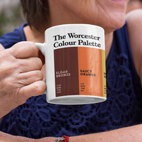 Worcester Mug featuring the colours of Worcester