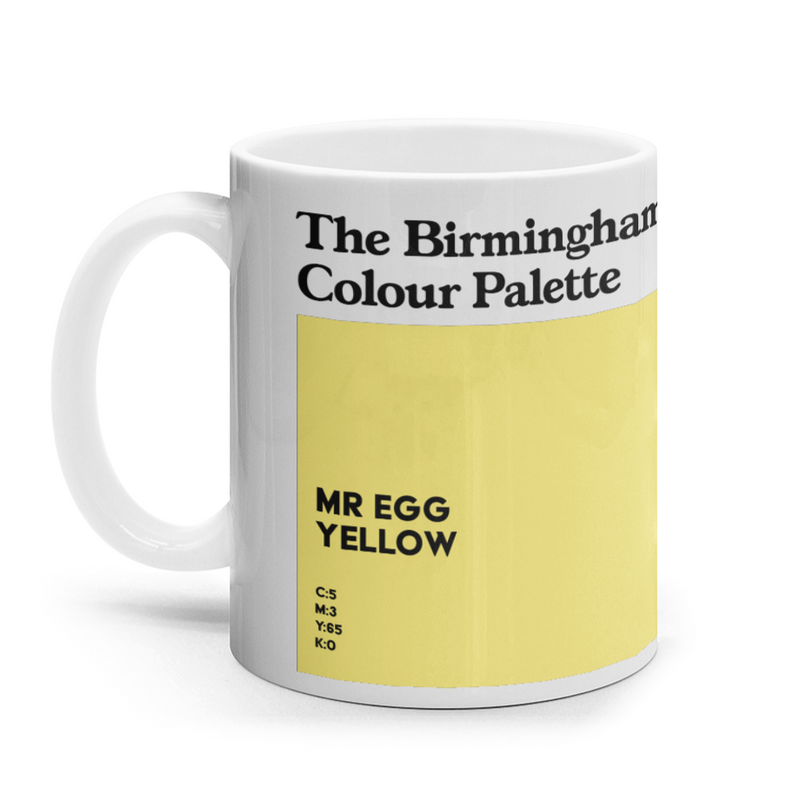 Birmingham Colour Palette Mr Egg mug